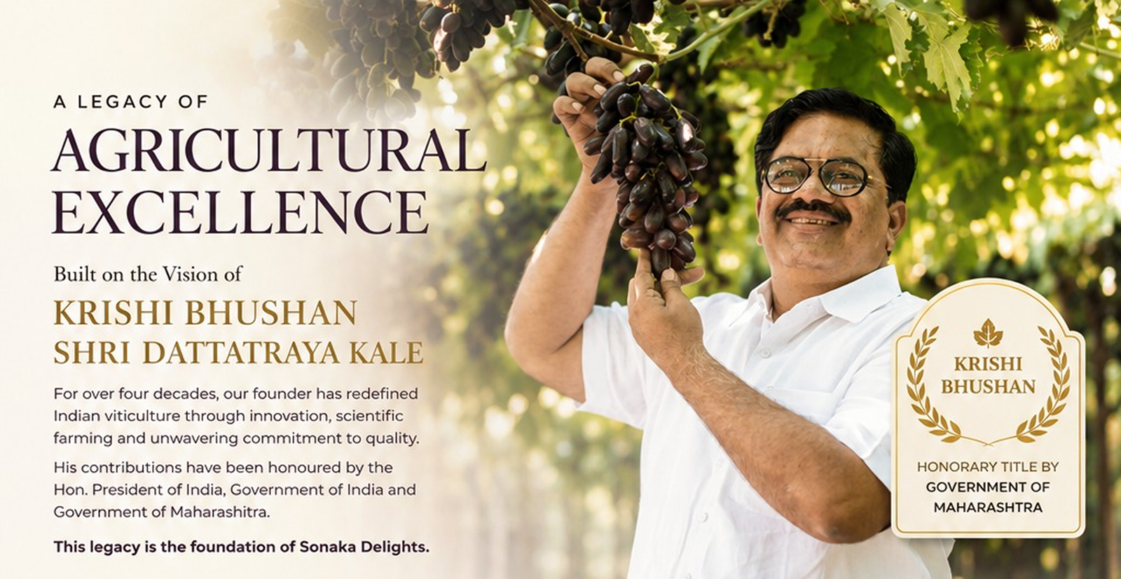 Sonaka Delights founder and the farm's legacy